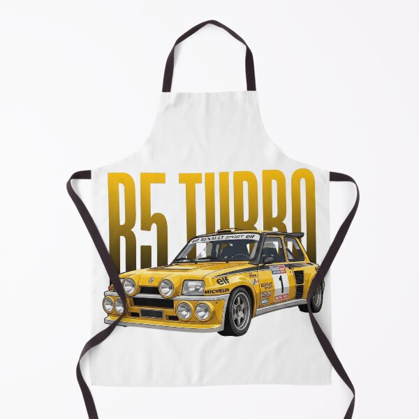 Item preview, Yellow Renault 5 Turbo R5 Group B Rally Car Elf Livery Vector Art designed and sold by Motorline44.