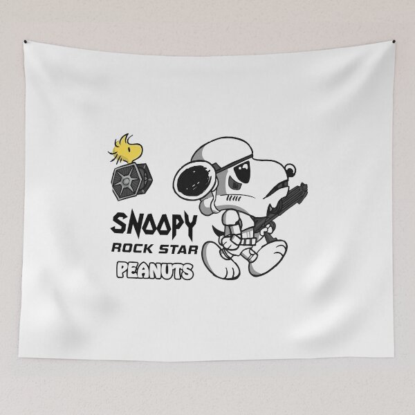 Item preview, Snoopy Stormtrooper Woodstock TIE Fighter Art designed and sold by BRIANMCDEMOTT.