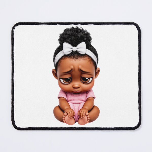 Item preview, Ebony Baby Girl Sorrowful: Tender Eyes Collection designed and sold by EscapeArtist13.