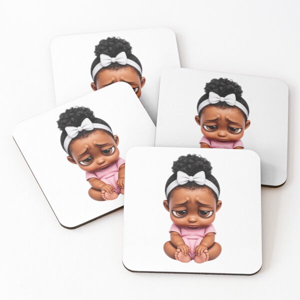 Item preview, Ebony Baby Girl Sorrowful: Tender Eyes Collection  designed and sold by EscapeArtist13.