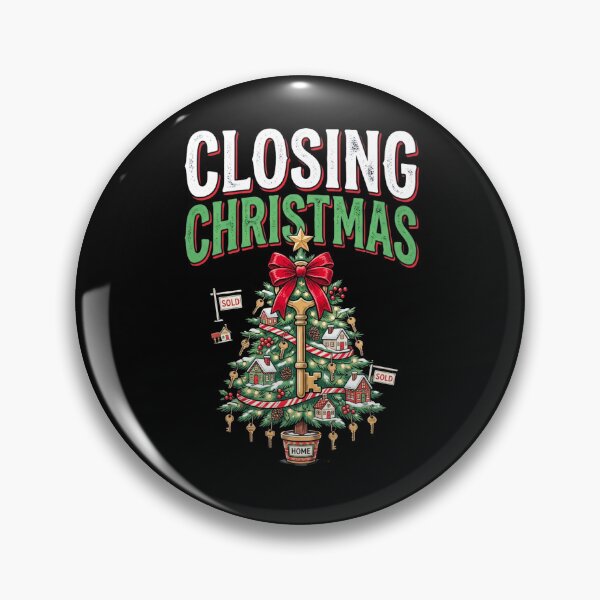 Item preview, Closing Christmas Real Estate Agent Realtor Sold Key Tree Holiday Design designed and sold by 519xdesign.