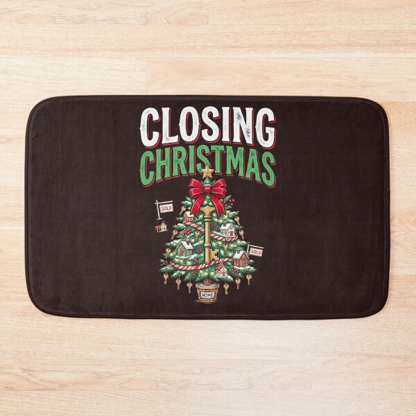 Item preview, Closing Christmas Real Estate Agent Realtor Sold Key Tree Holiday Design designed and sold by 519xdesign.