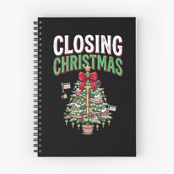 Item preview, Closing Christmas Real Estate Agent Realtor Sold Key Tree Holiday Design designed and sold by 519xdesign.