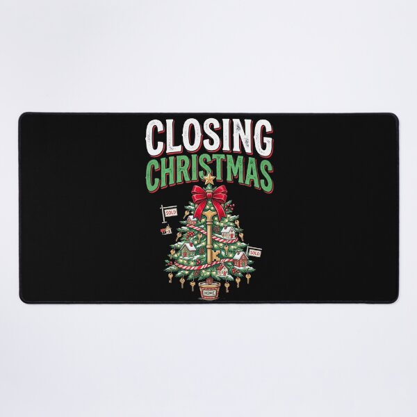 Item preview, Closing Christmas Real Estate Agent Realtor Sold Key Tree Holiday Design designed and sold by 519xdesign.