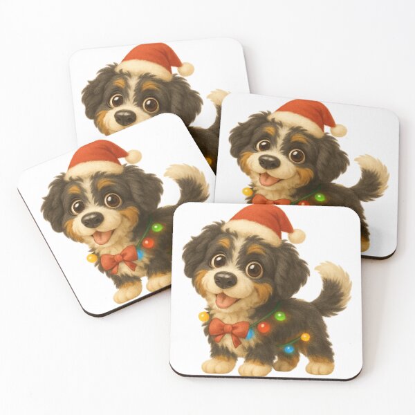 Item preview, Bernedoodle Dog Christmas Lights designed and sold by Sillytoe.