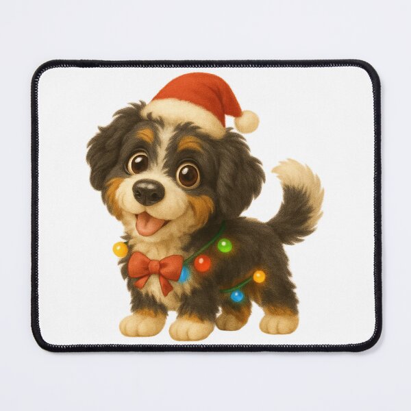 Item preview, Bernedoodle Dog Christmas Lights designed and sold by Sillytoe.