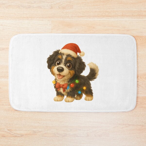 Item preview, Bernedoodle Dog Christmas Lights designed and sold by Sillytoe.