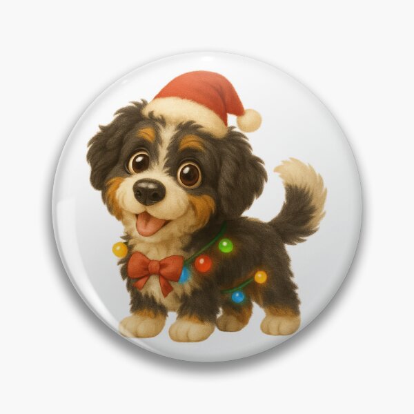 Item preview, Luces navideñas para perros Bernedoodle designed and sold by Sillytoe.