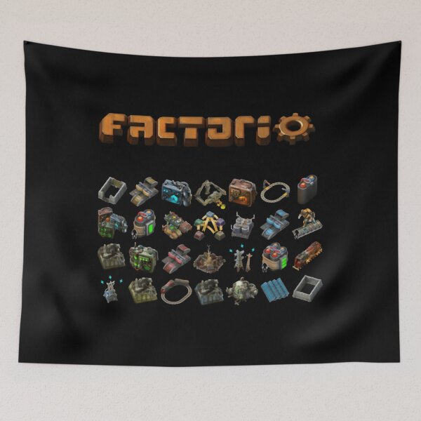 Item preview, Factorios The Factory Must Grow designed and sold by JOSEPWALLACEA.