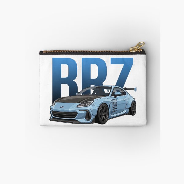 Item preview, Ice Blue Subaru BRZ Widebody Carbon Hood JDM Sports Car Vector Art designed and sold by Motorline44.