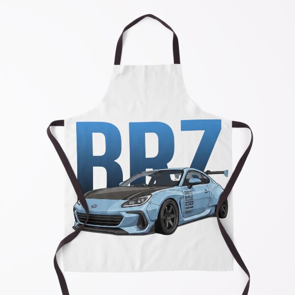 Item preview, Ice Blue Subaru BRZ Widebody Carbon Hood JDM Sports Car Vector Art designed and sold by Motorline44.