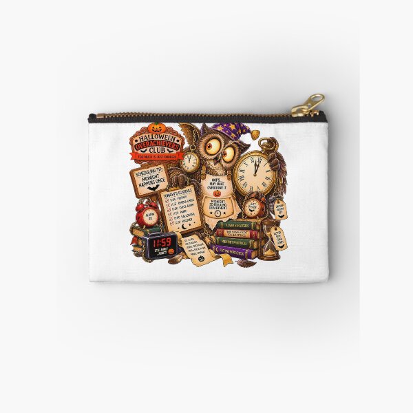 Item preview, ⚡HALLOWEEN OVERACHIEVERS CLUB -  Ollie Owl's Midnight Scheduling Department designed and sold by WheelieGdArt.