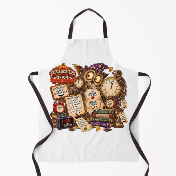 Item preview, ⚡HALLOWEEN OVERACHIEVERS CLUB - Ollie Owl's Midnight Scheduling Department designed and sold by WheelieGdArt.