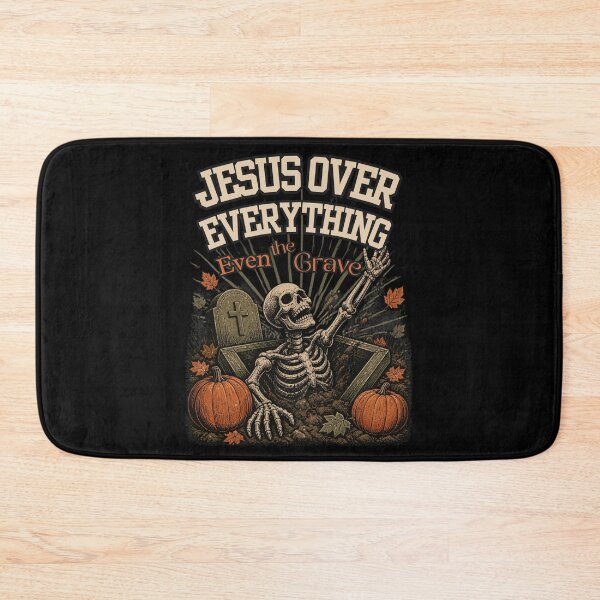 Item preview, Jesus Over Everything Vintage Halloween Skeleton Dry Bones Come Alive Ezekiel 37: 4-5 Faith                      designed and sold by Forevermore.