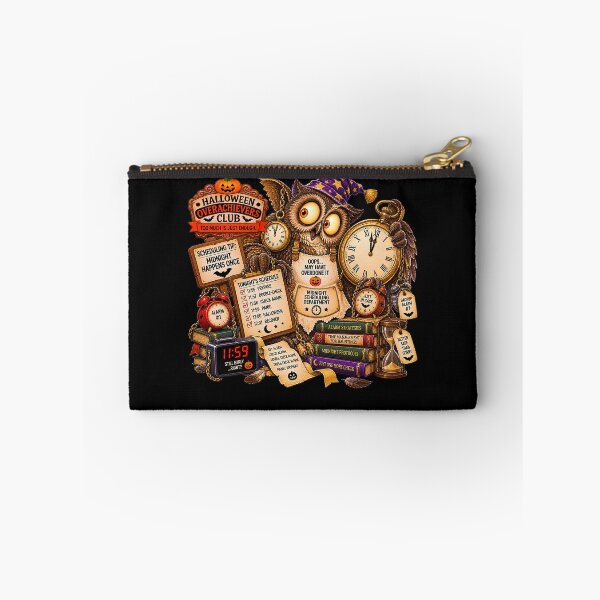 Item preview, ⚡HALLOWEEN OVERACHIEVERS CLUB -  Ollie Owl's Midnight Scheduling Department - dark version designed and sold by WheelieGdArt.