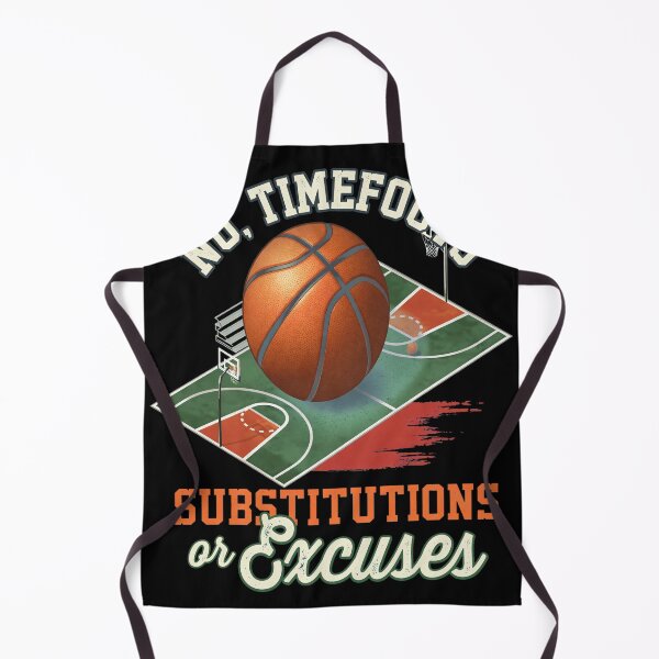 Item preview, No, Timeouts Substitutions or Excuses Basketball Court  designed and sold by BRIANMCDEMOTT.