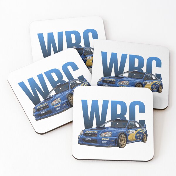 Item preview, World Rally Blue Subaru Impreza WRC STI Blobeye Rally Car Vector Art designed and sold by Motorline44.