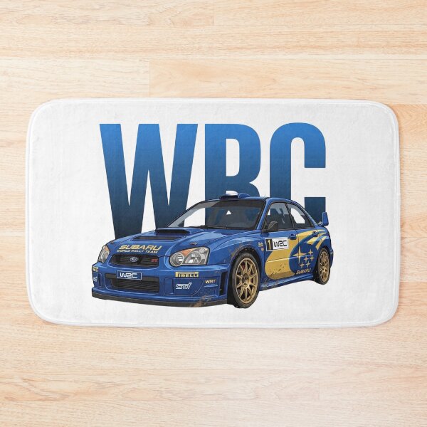 Item preview, World Rally Blue Subaru Impreza WRC STI Blobeye Rally Car Vector Art designed and sold by Motorline44.