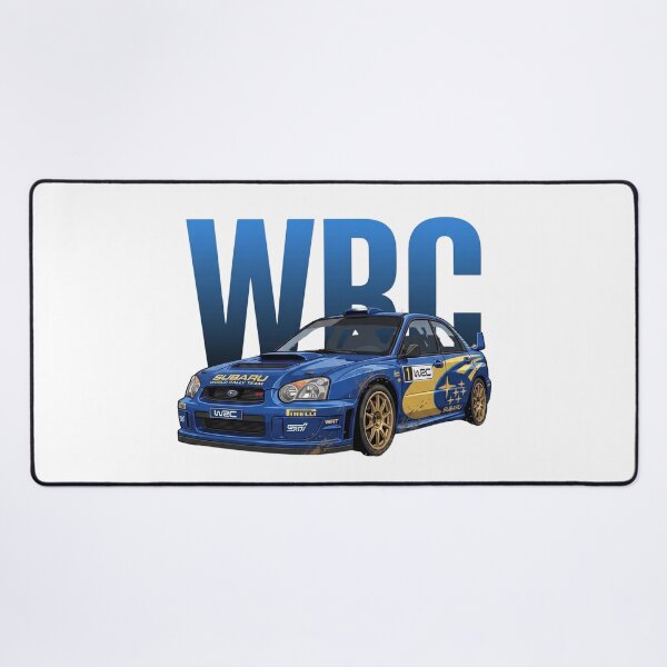Item preview, World Rally Blue Subaru Impreza WRC STI Blobeye Rally Car Vector Art designed and sold by Motorline44.