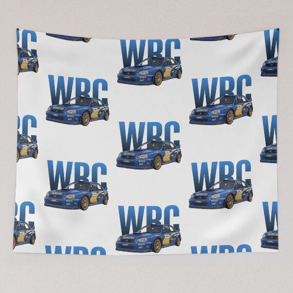 Item preview, World Rally Blue Subaru Impreza WRC STI Blobeye Rally Car Vector Art designed and sold by Motorline44.