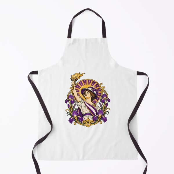 Item preview, Suffragette Torch Regal Art Nouveau Feminist Woman designed and sold by nortowelcomics.