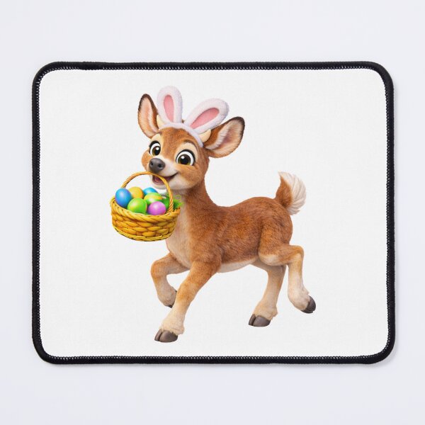 Item preview, White-Tailed Deer Easter Basket designed and sold by Sillytoe.