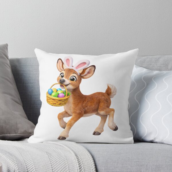 Item preview, White-Tailed Deer Easter Basket designed and sold by Sillytoe.