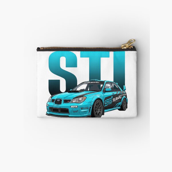 Item preview, Cyan Subaru Impreza WRX STI Hawkeye Rally Tuner Vector Art designed and sold by Motorline44.