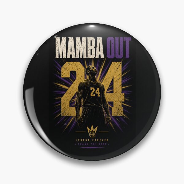Item preview, Kobe Bryant Mamba Out 24 - Legend Forever Thank You Kobe designed and sold by FakePeopleSuck.