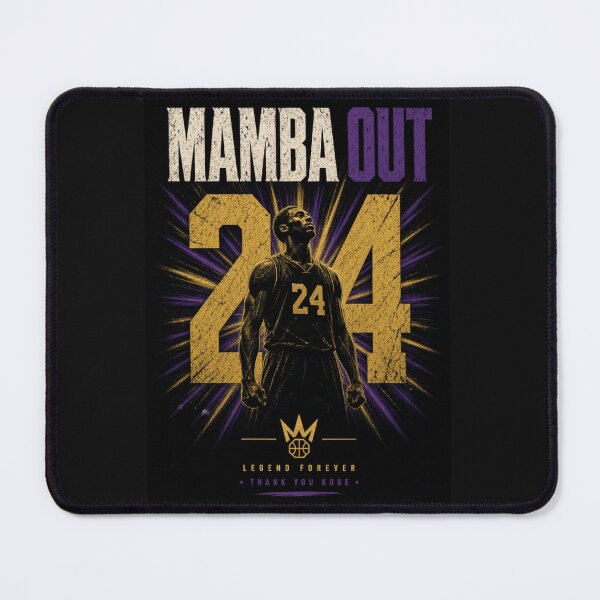 Item preview, Kobe Bryant Mamba Out 24 - Legend Forever Thank You Kobe designed and sold by FakePeopleSuck.