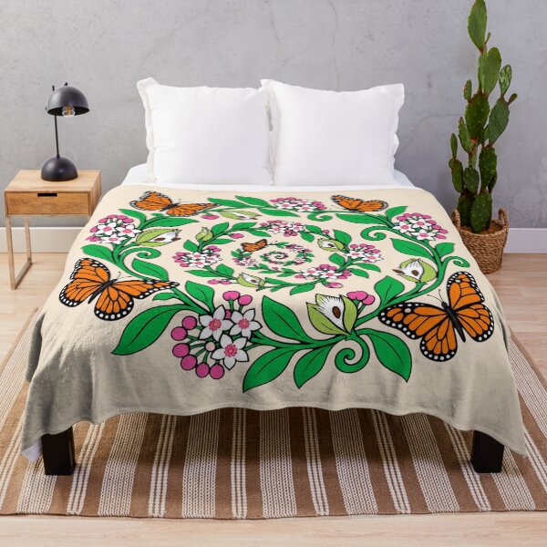 Item preview, Monarch Butterfly & Milkweed Garden Spiral designed and sold by American Fieldmark Studio.