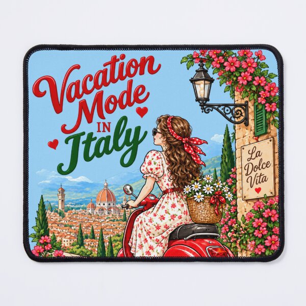 Item preview, Vacation Mode in Italy La Dolce Vita Vintage Travel Art designed and sold by MAGICKEY2024.