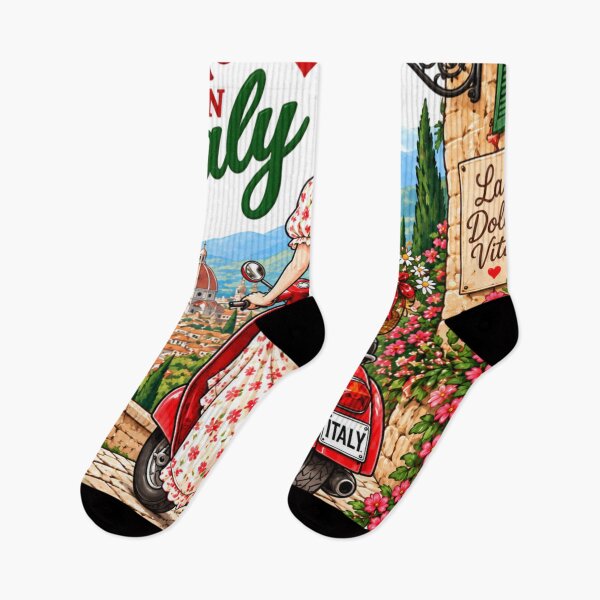 Item preview, Vacation Mode in Italy La Dolce Vita Vintage Travel Art designed and sold by MAGICKEY2024.