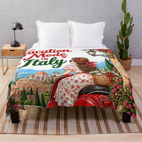 Item preview, Vacation Mode in Italy La Dolce Vita Vintage Travel Art designed and sold by MAGICKEY2024.