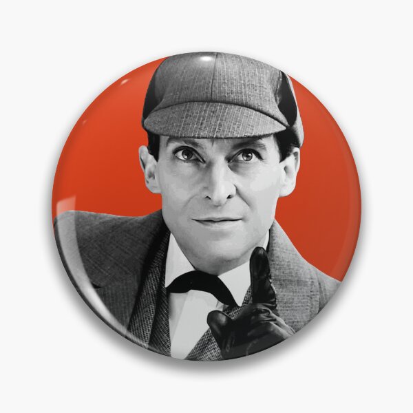 Item preview, Sherlock Holmes in Deerstalker Hat | Jeremy Brett designed and sold by YuckyCat.