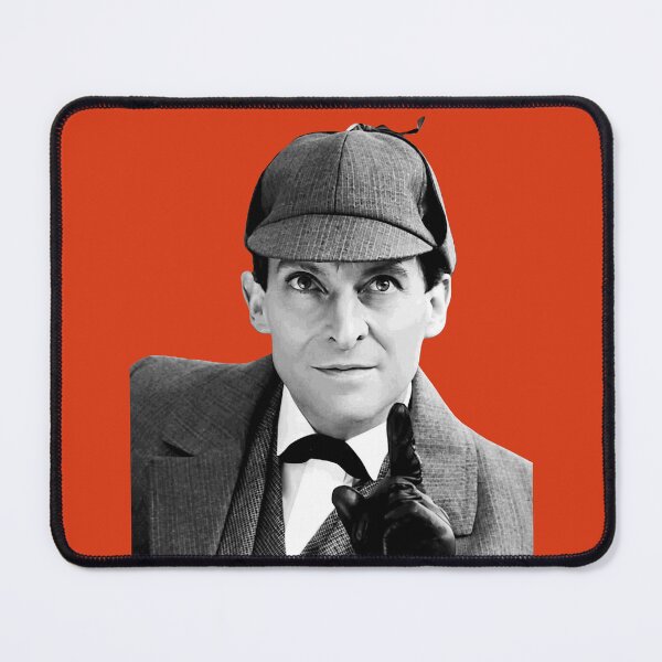 Item preview, Sherlock Holmes in Deerstalker Hat | Jeremy Brett designed and sold by YuckyCat.