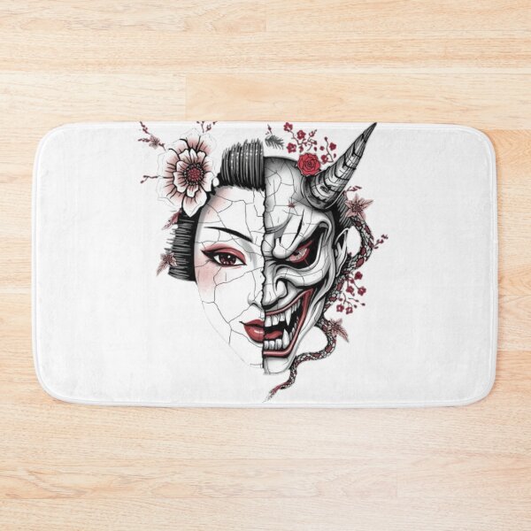 Item preview, Mask of Transformation: Cracked Geisha Hannya Duality designed and sold by PrintWavePro.