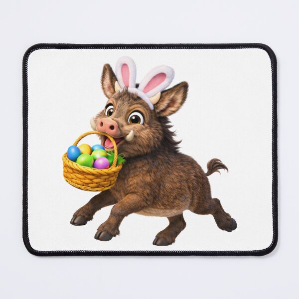 Item preview, Wild Boar Easter Bunny designed and sold by Sillytoe.