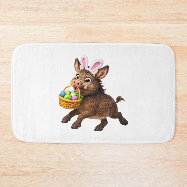 Item preview, Wild Boar Easter Bunny designed and sold by Sillytoe.