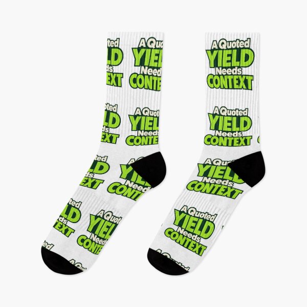 Item preview, Quoted Yield Needs Context Bold Investing Type designed and sold by Bikivuno.