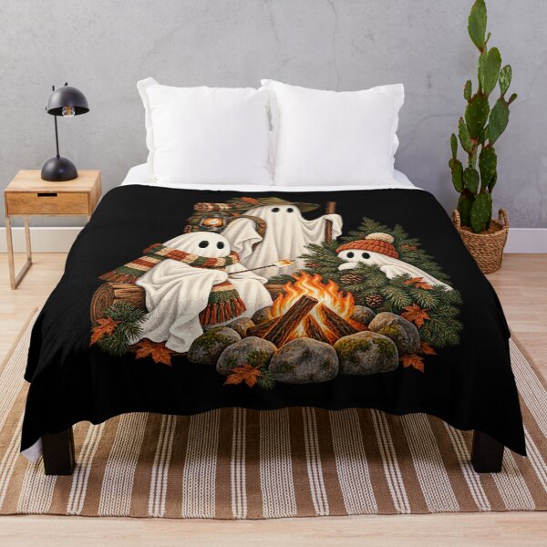 Item preview, Autumn Camping Ghosts Halloween Outdoors designed and sold by sportfantees.