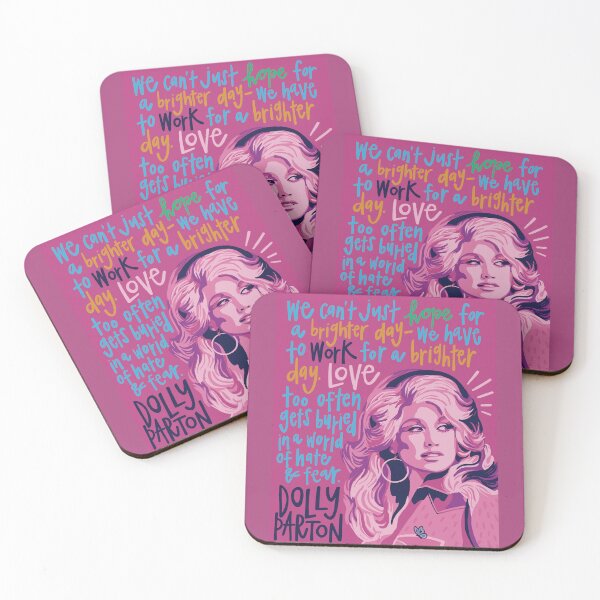 Item preview, Dolly Parton Quote Portrait designed and sold by emilyvpcreates.