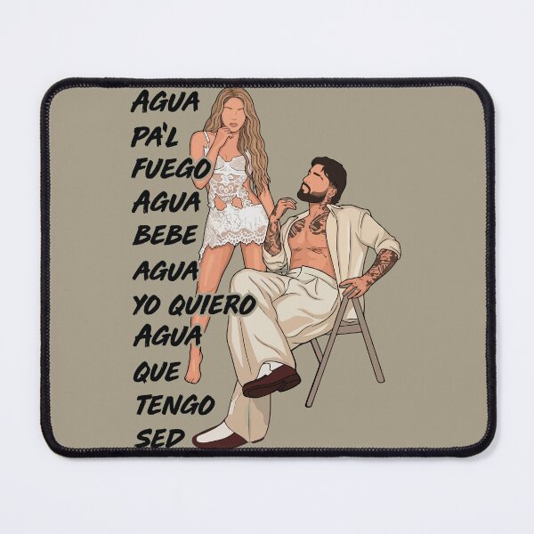 Item preview, Agua Merengue Pa El Fuego Line Art designed and sold by dipoco.