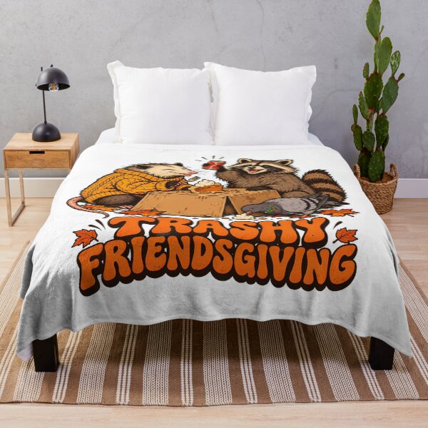Item preview, Trashy Friendsgiving Critter Dinner Autumn Gathering designed and sold by nortowelcomics.