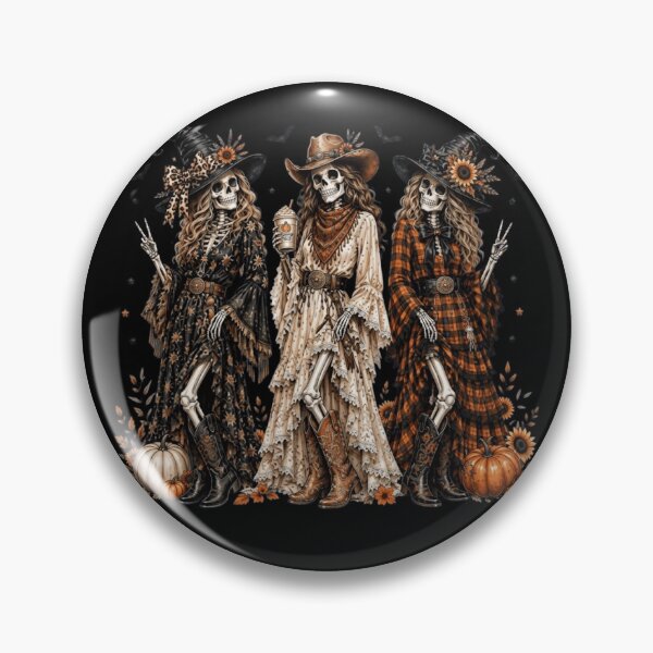Item preview, Skeleton Witches Western Halloween Girls designed and sold by haitrieuic96.