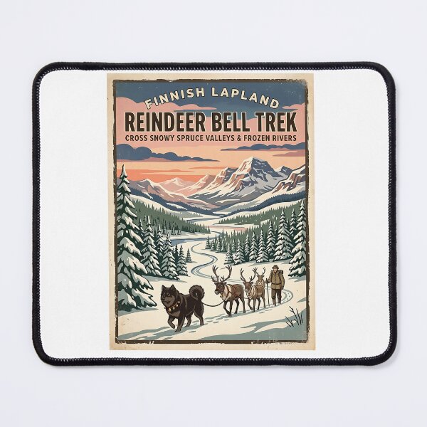 Item preview, Finnish Lapphund Reindeer Trek Guide designed and sold by PictoVibe.