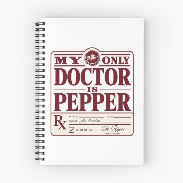 Item preview, My Only Doctor Is Pepper Prescription Label Tee designed and sold by CerealBoxInk.