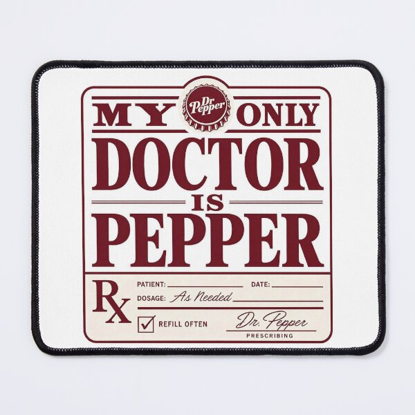 Item preview, My Only Doctor Is Pepper Prescription Label Tee designed and sold by CerealBoxInk.
