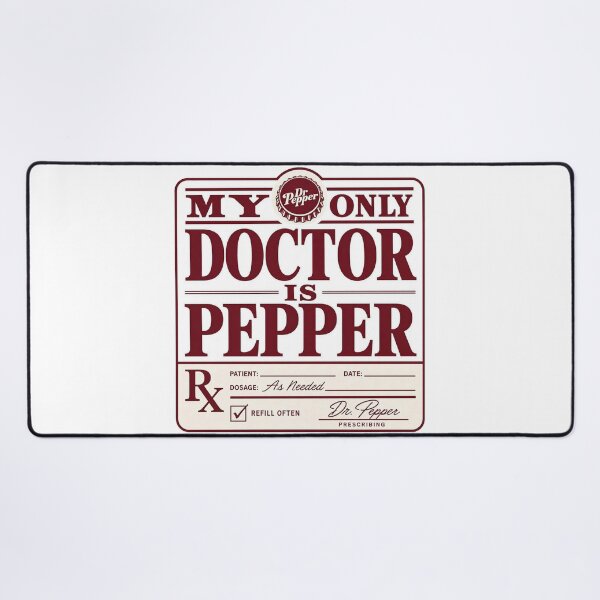 Item preview, My Only Doctor Is Pepper Prescription Label Tee designed and sold by CerealBoxInk.