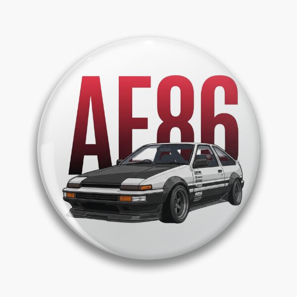 Item preview, Panda Toyota AE86 Sprinter Trueno Carbon Hood JDM Drift Vector Art designed and sold by Motorline44.
